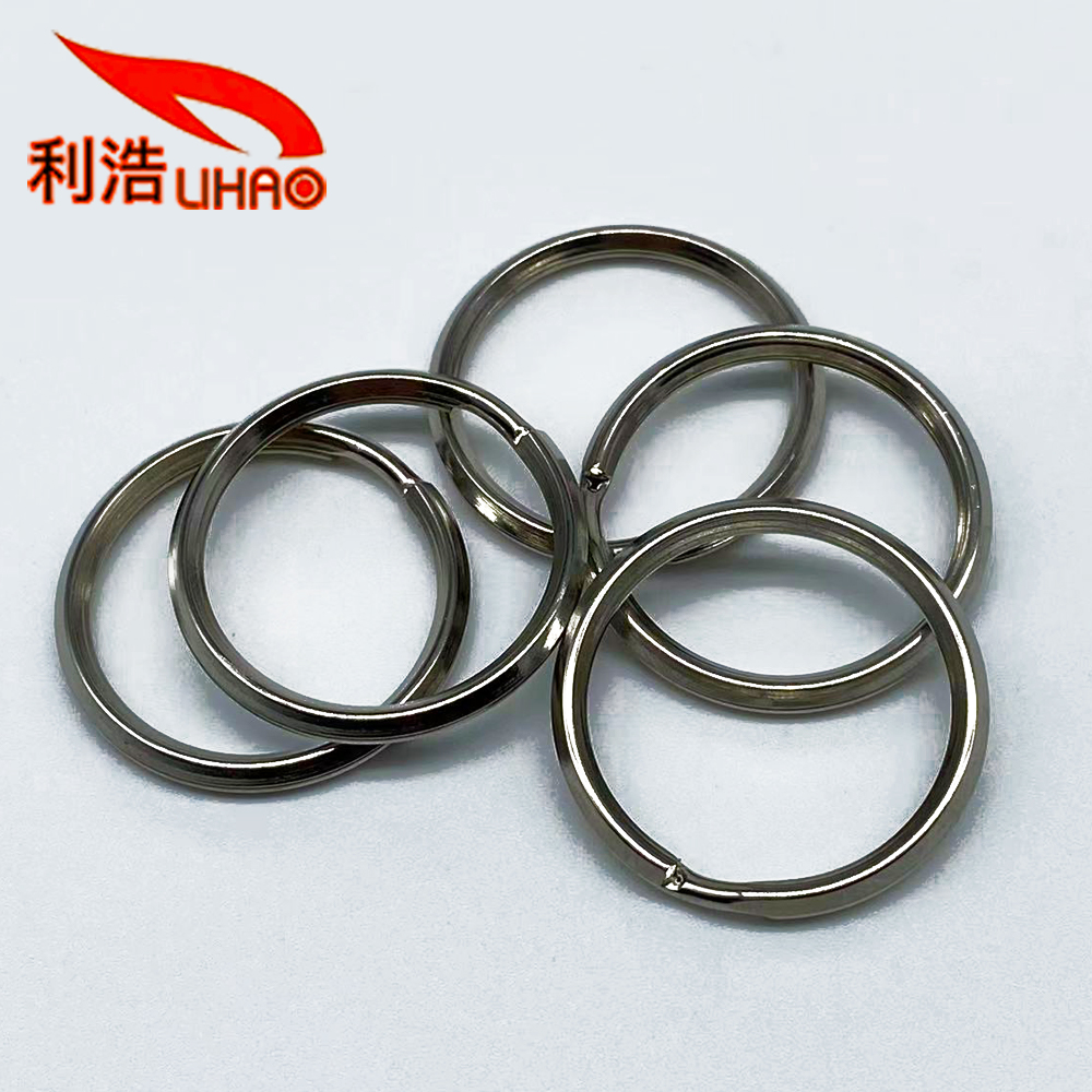 25 Nickel-Plated Carbon Steel Key Ring