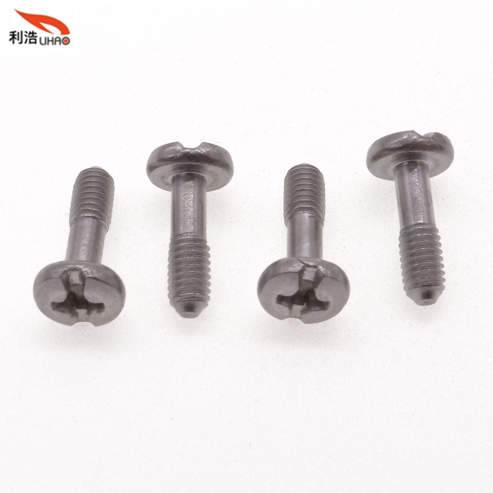 M3*10 Stainless Steel Phillips/Crosss Pan / Round Head Half Thread/Tooth Anti Loosen Screw