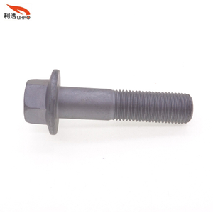 M4*40 Dacromet Carbon Steel Flat Indented Hexagon Washer/Flange Head Half Thread/Tooth Screw