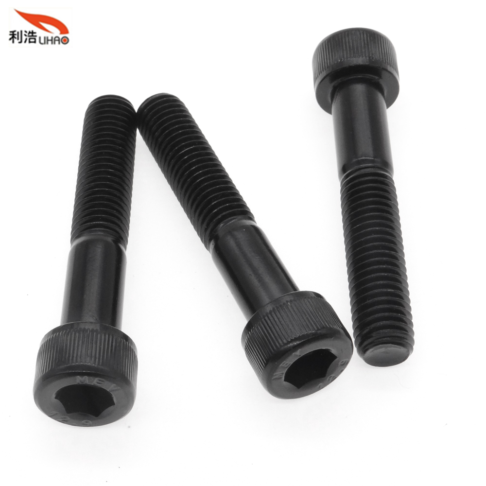 M8*60 Blackening Stainless Steel Hexagon Socket Fillister/Cup Head with Straight Thread/Tooth Half Thread Step Screw