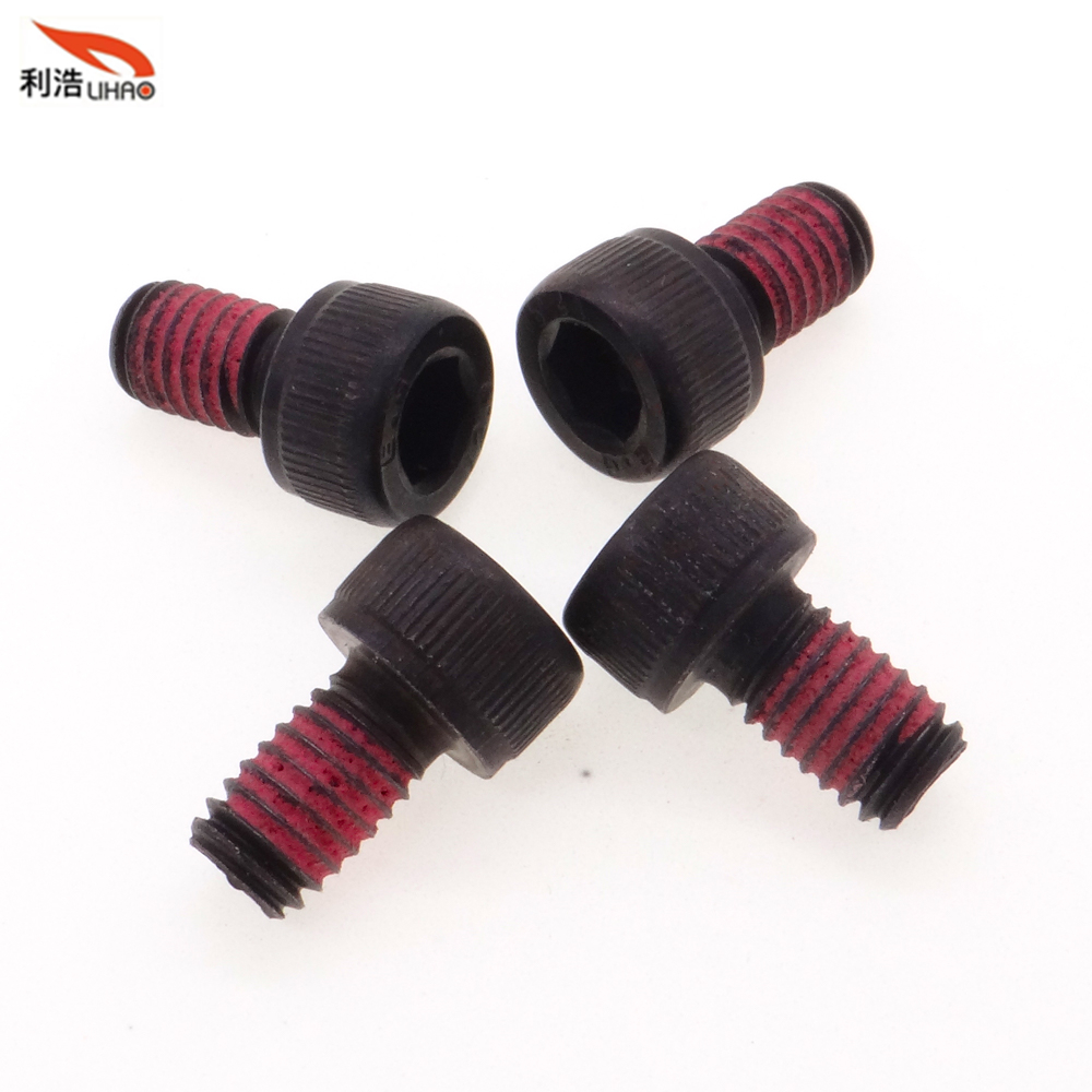 M6*10 Blackening/Blackened Finished Nylok Precote Carbon Steel Hexagon Socket Fillister/Cup Head Nylon Patch Screw