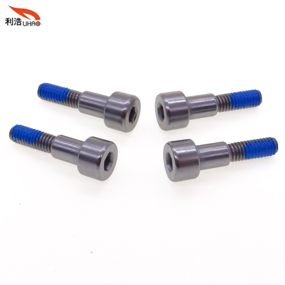 M4*18 Nylok Precote Carbon Steel Hexagon Socket Fillister/Cup Head Half Thread Step Nylon Patch Screw