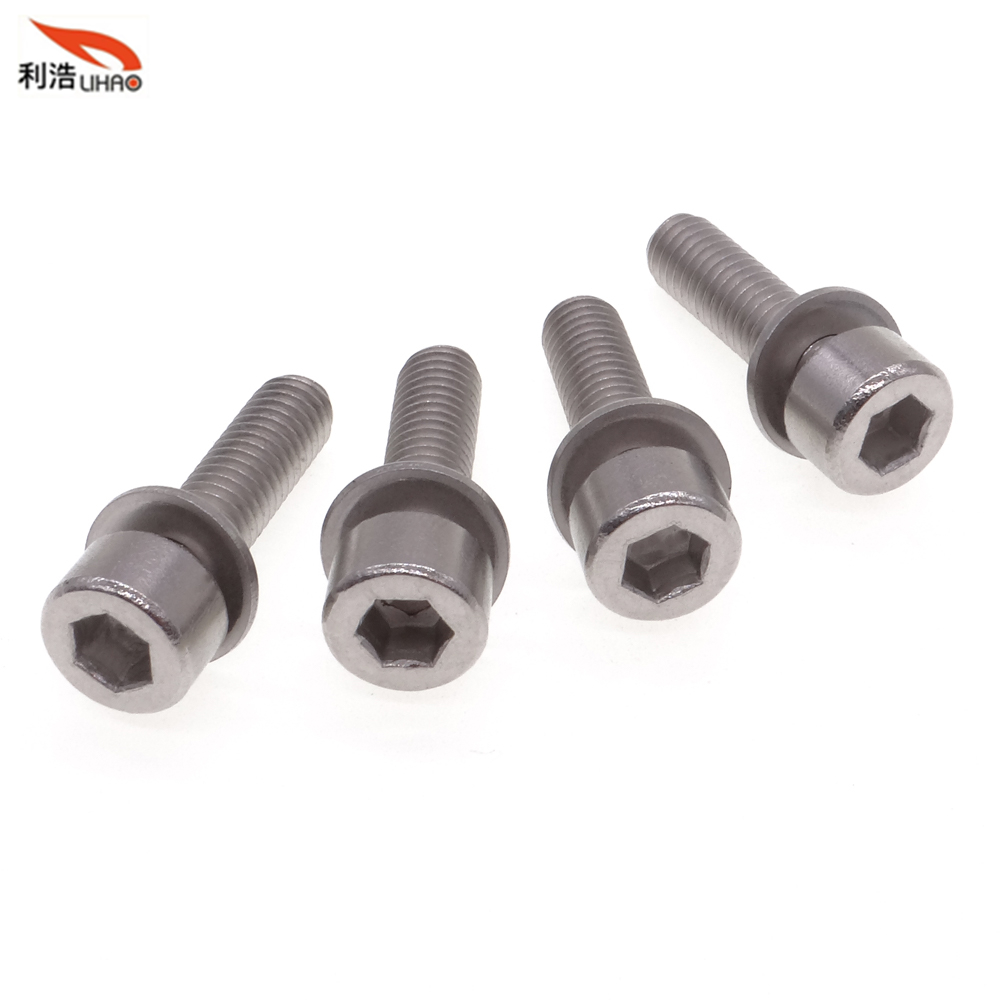 M5*18 Surface Cleaning Stainless Steel Hexagon Socket Fillister/Cup Head Flat Washer Sem/Combination Screw