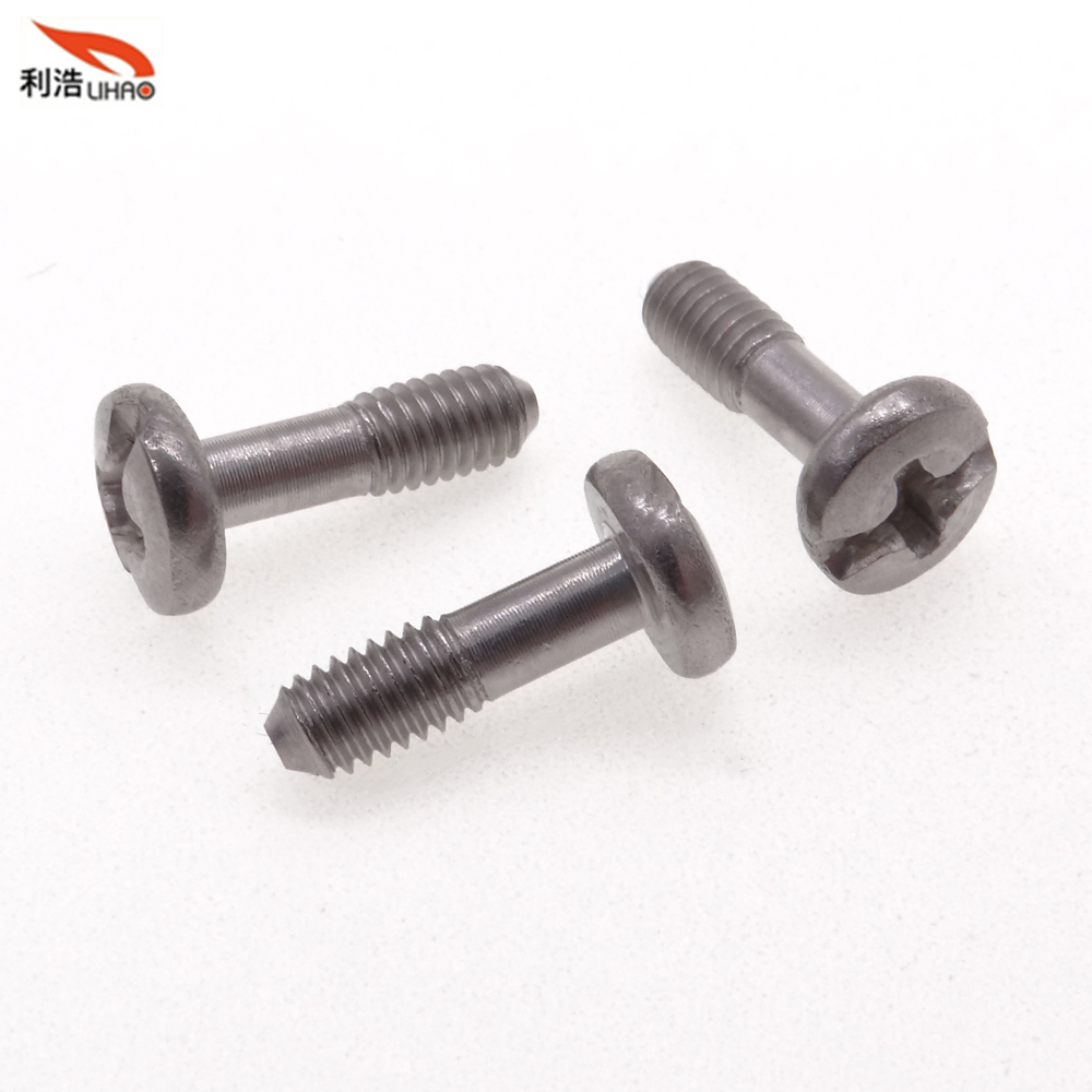 M3*10 Stainless Steel Phillips/Crosss Pan / Round Head Half Thread/Tooth Anti Loosen Screw