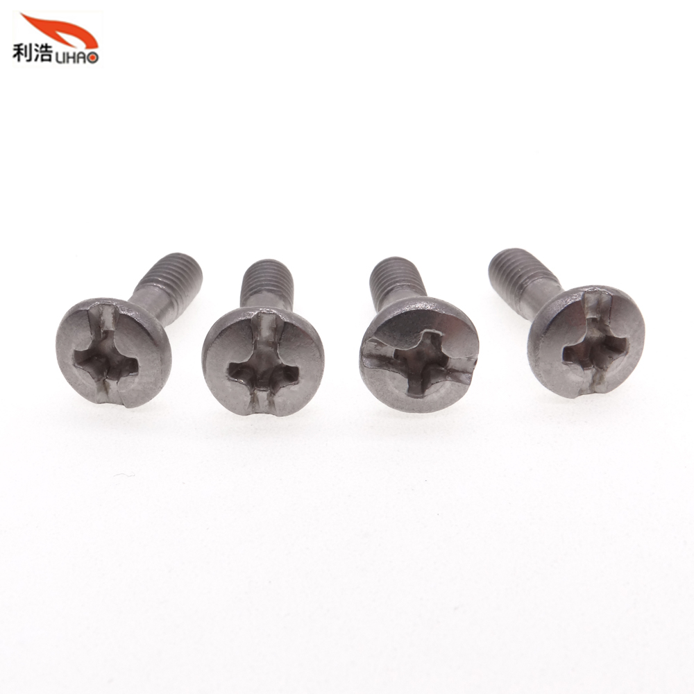 M3*10 Stainless Steel Phillips/Crosss Pan / Round Head Half Thread/Tooth Anti Loosen Screw