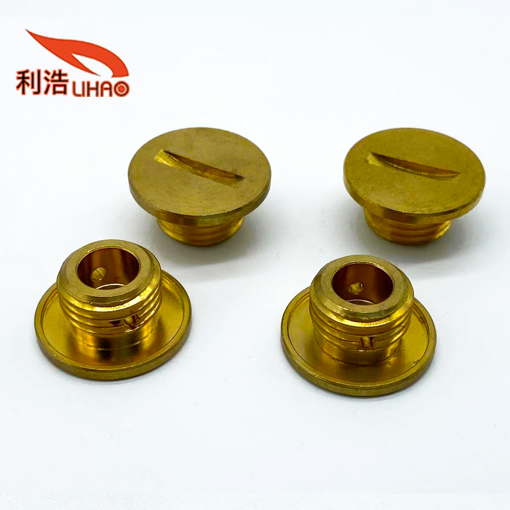 M13*20*8.3 Brass Slotted and Drilling CNC Metal Lathing Parts Customized