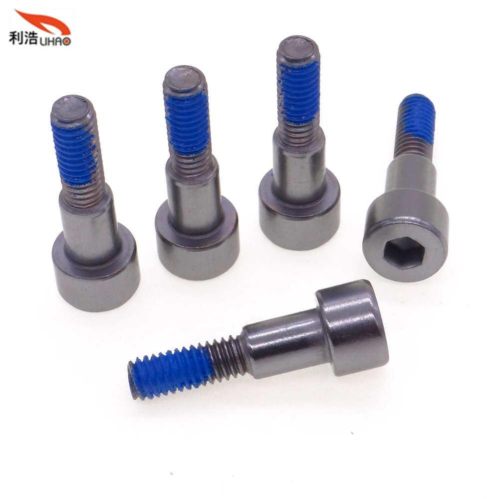 M4*18 Nylok Precote Carbon Steel Hexagon Socket Fillister/Cup Head Half Thread Step Nylon Patch Screw