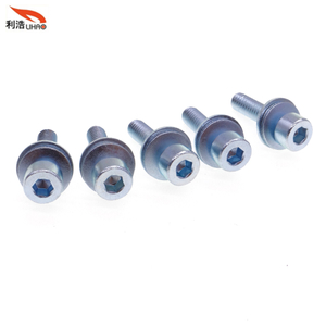 M4*16 Blue Zinc-Plated Carbon Steel Hexagon Socket Fillister/Cup Head SEM/Combination Screw