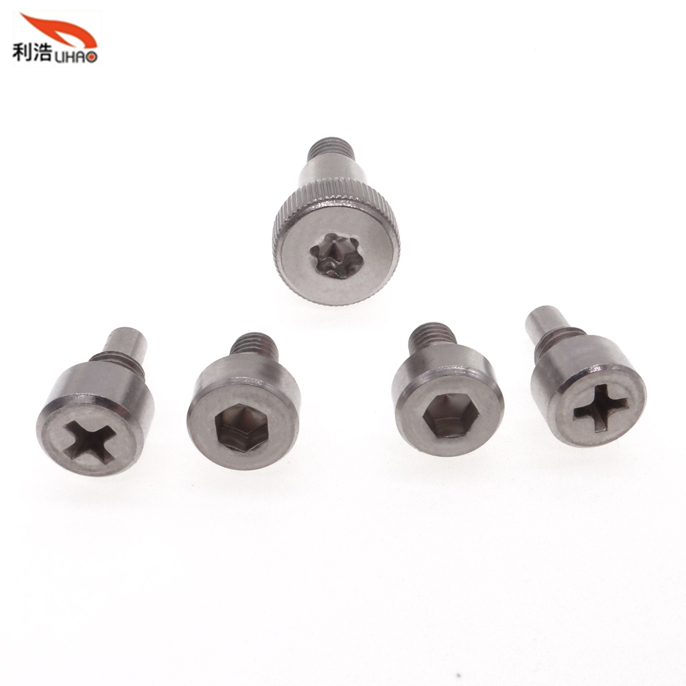 M6*15.5 Stainless Steel Phillips/Crosss/Torx/Hexagon Socket Fillister/Cup Head Tail Thumb Screw