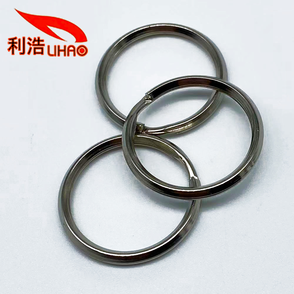 25 Nickel-Plated Carbon Steel Key Ring