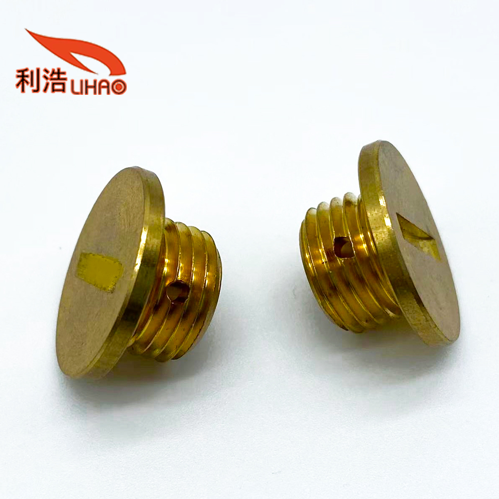 M13*20*8.3 Brass Slotted and Drilling CNC Metal Lathing Parts Customized