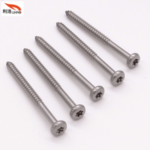 St4*50 Stainless Steel Torx Pan/Round Head Half Thread/Tooth Self-Tapping Screw