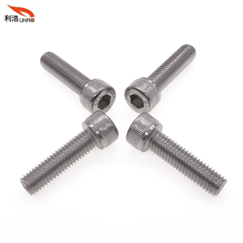 M8*30 Stainless Steel Hexagon Socket Fillister/Cup Head with Straight Thread/Tooth Screw