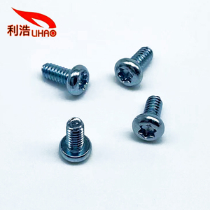 4-40*1/4 Blue Zinc-Plated Carbon Steel Torx Pan/Round Head Screw