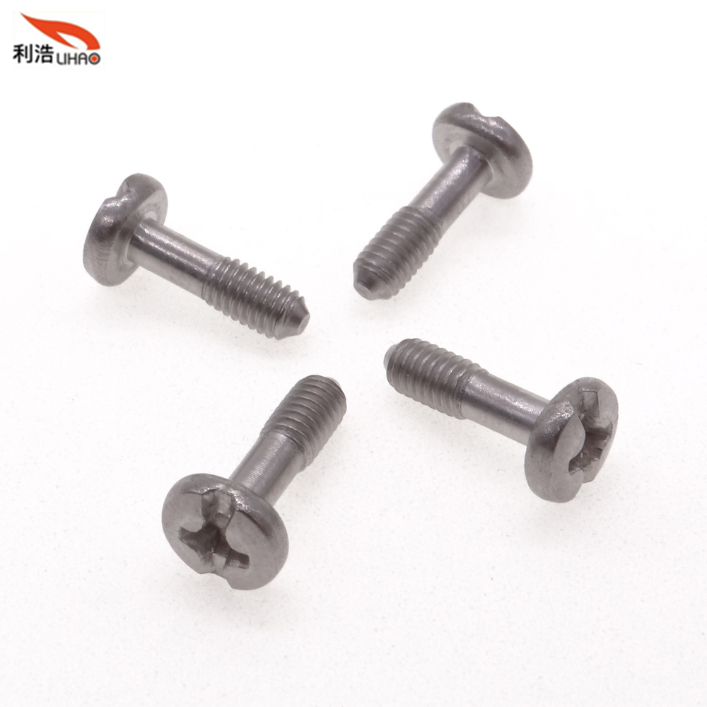 M3*10 Stainless Steel Phillips/Crosss Pan / Round Head Half Thread/Tooth Anti Loosen Screw