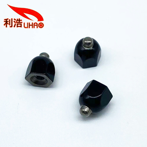 6-32*10.5*8 Black Stoving Varnish Stainless Steel Hex Contact Head Nut Customized