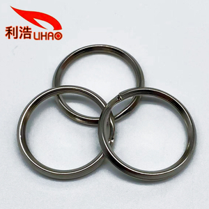 25 Nickel-Plated Carbon Steel Key Ring