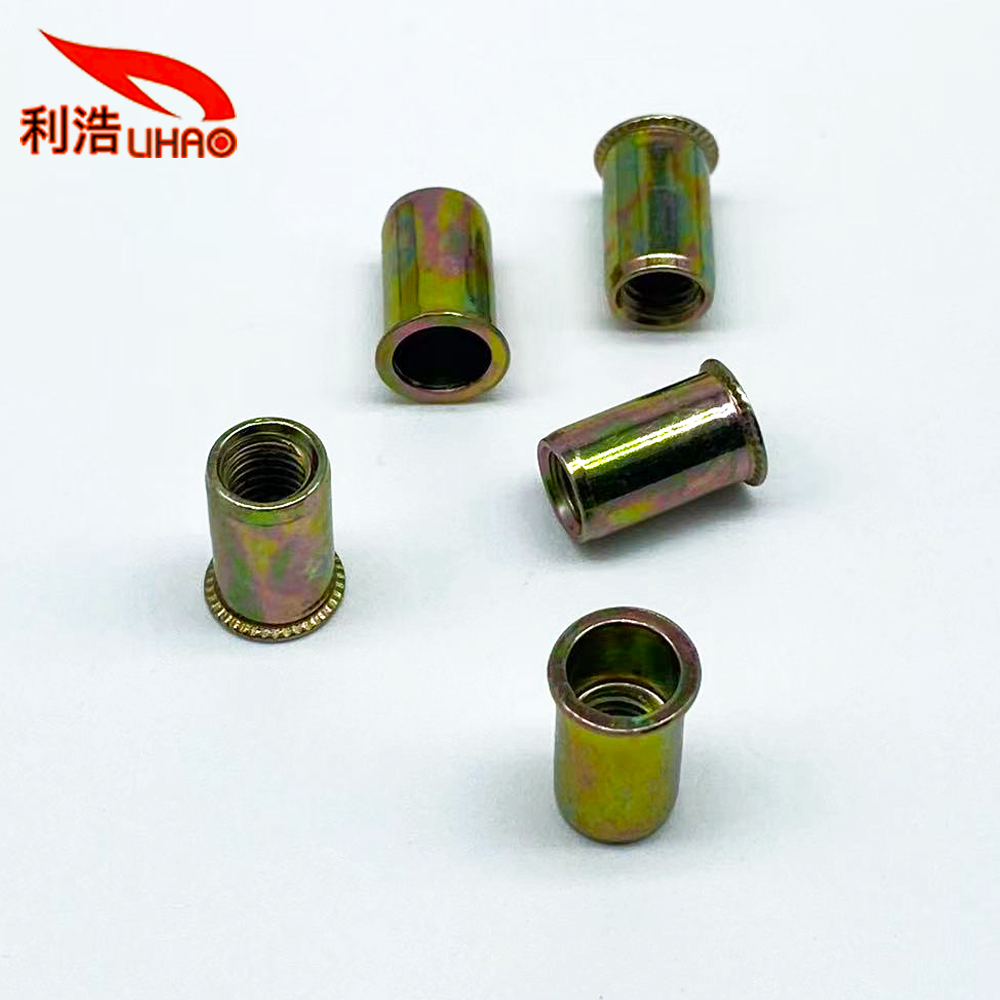 D: 5*L: 12 Colored Zinc-Plated Carbon Steel Pull Cap Rivet