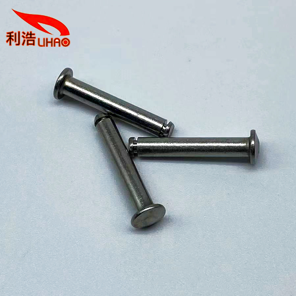 3*19 304 Stainless Steel Flat Head Slotted Rivet