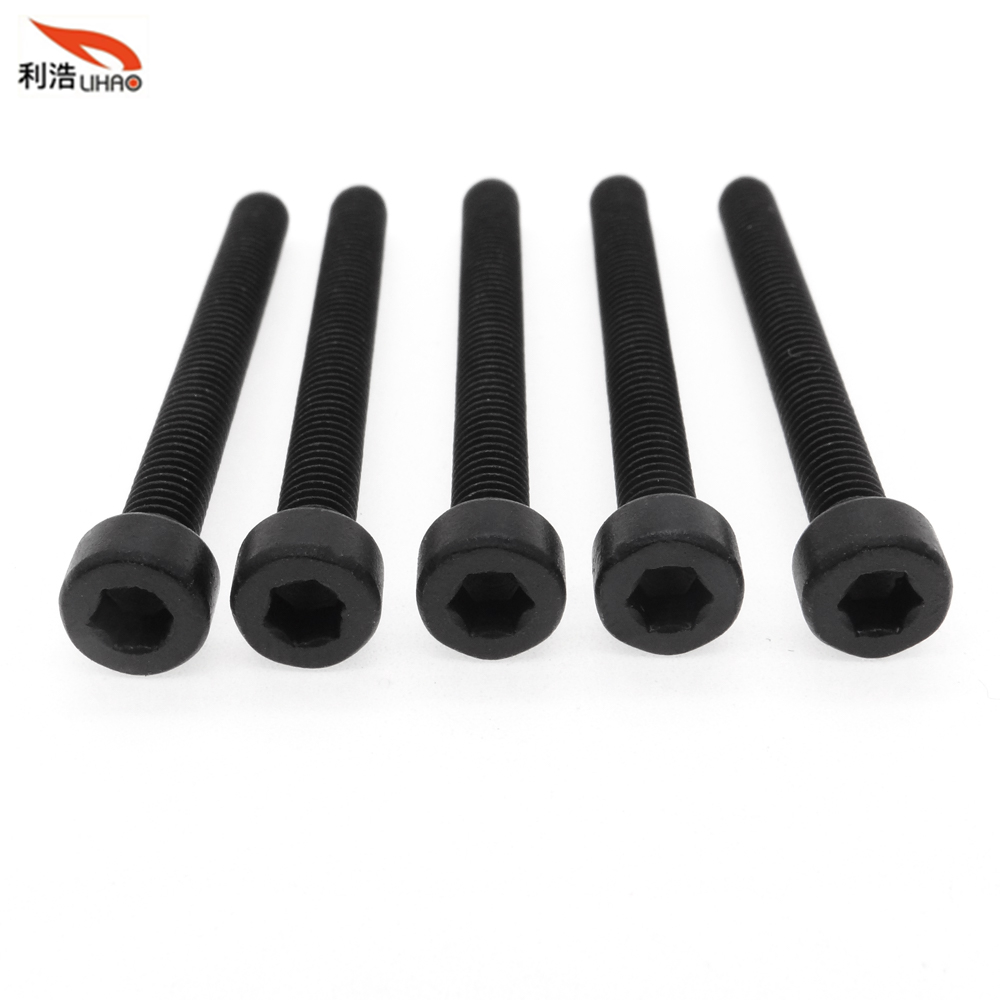 M4*40 Blackening/Blackened Finished Carbon Steel Hexagon Socket Fillister/Cup Head Screw