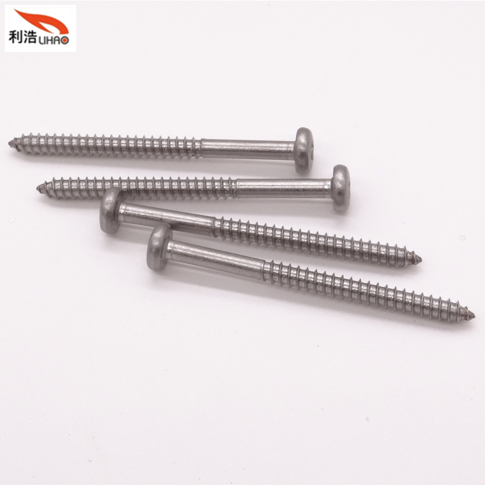 St4*50 Stainless Steel Torx Pan/Round Head Half Thread/Tooth Self-Tapping Screw