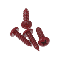 Phillip-Cross Pan Head Screw with Red baking paint (Whole)