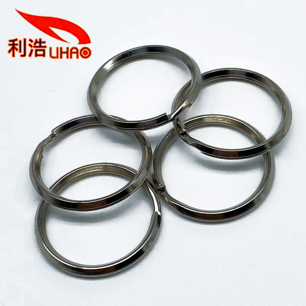 25 Nickel-Plated Carbon Steel Key Ring