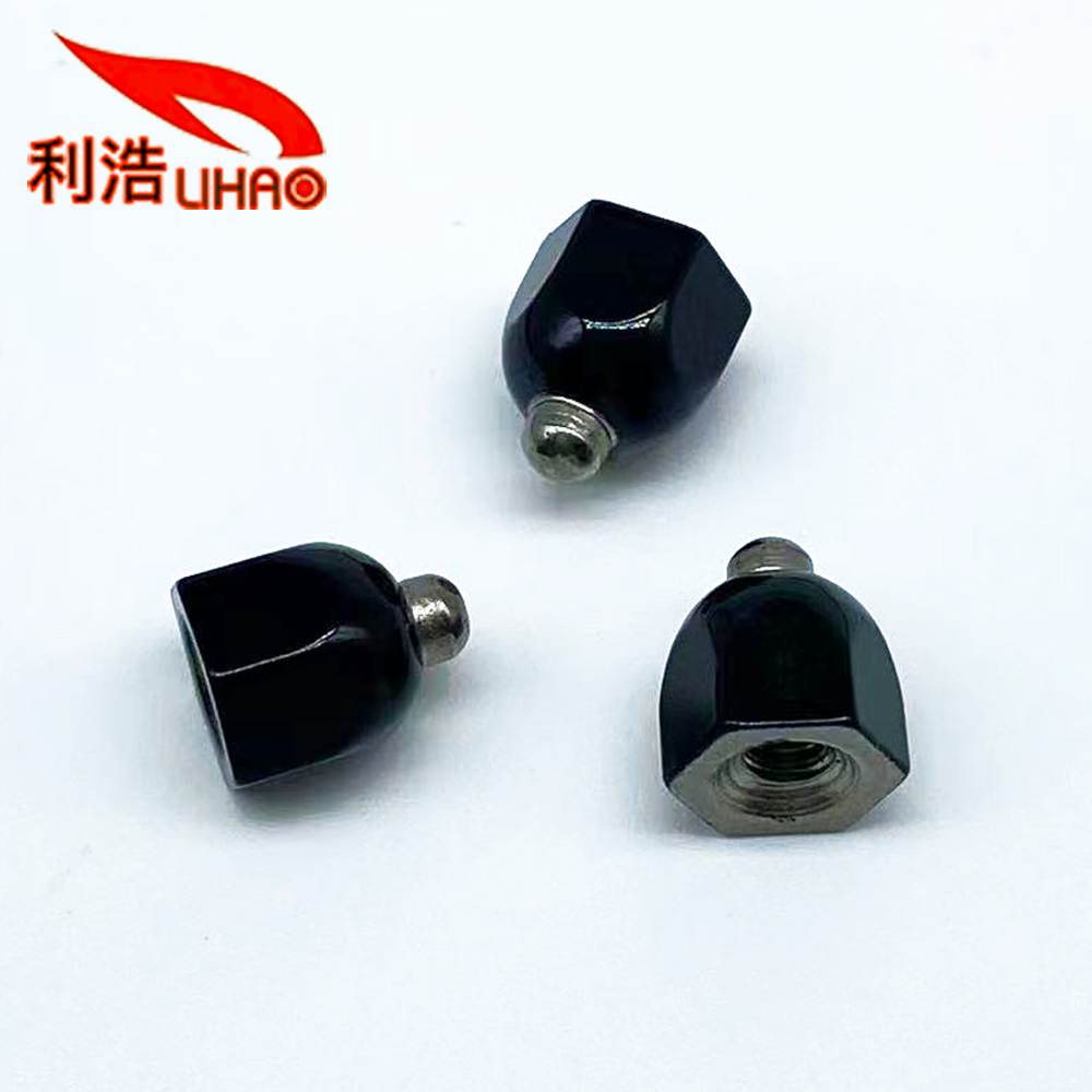 6-32*10.5*8 Black Stoving Varnish Stainless Steel Hex Contact Head Nut Customized