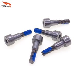 M4*18 Nylok Precote Carbon Steel Hexagon Socket Fillister/Cup Head Half Thread Step Nylon Patch Screw