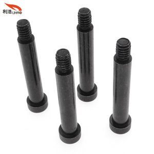 M6*53 Black Zinc-Plated Carbon Steel Hexagon Socket Fillister/Cup Head Half Thread Screw