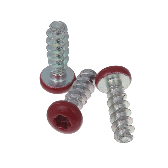 Phillip-Cross Pan Head Screw with Red baking paint (Whole)