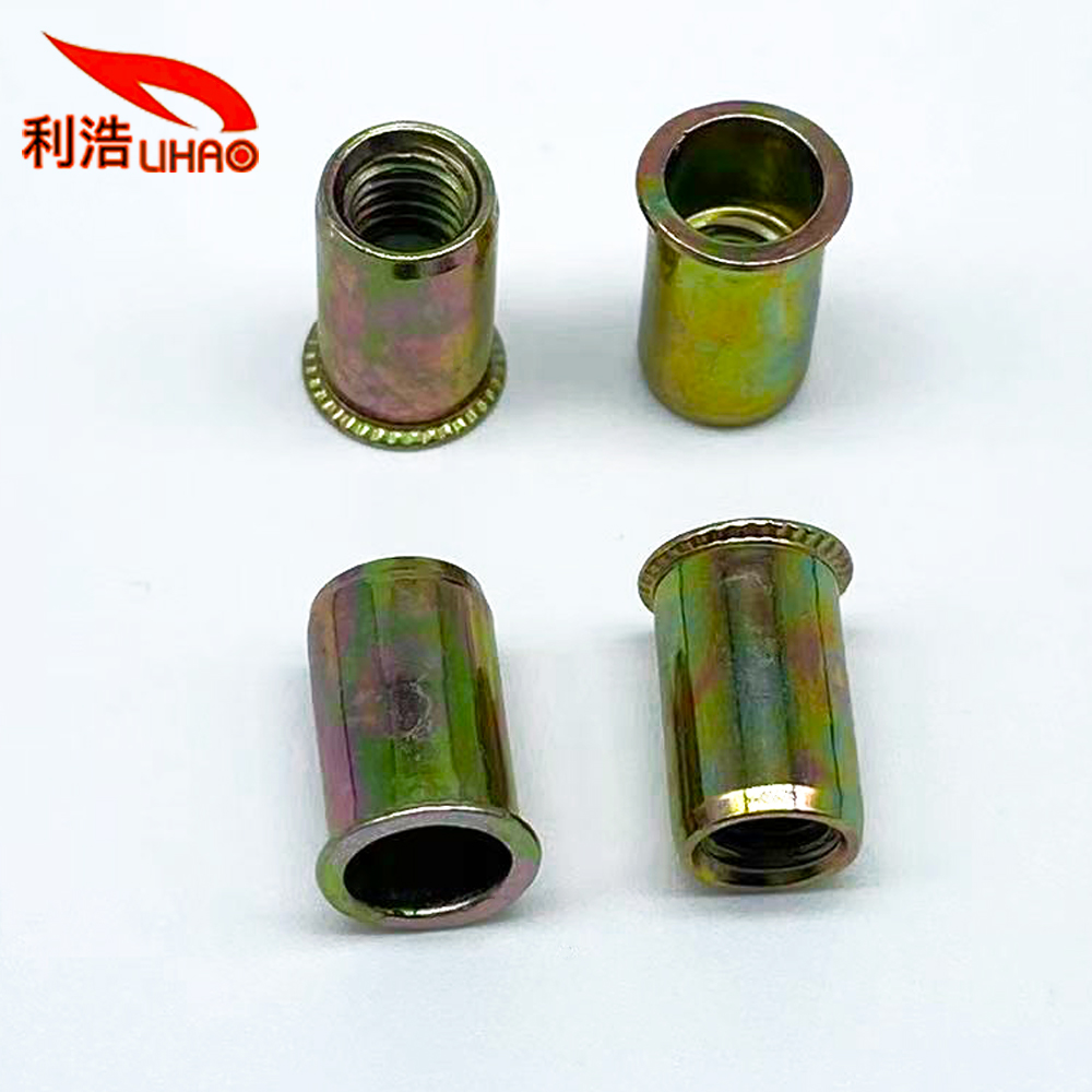 D: 5*L: 12 Colored Zinc-Plated Carbon Steel Pull Cap Rivet