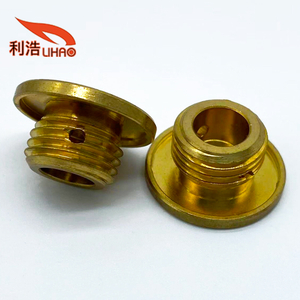 M13*20*8.3 Brass Slotted and Drilling CNC Metal Lathing Parts Customized