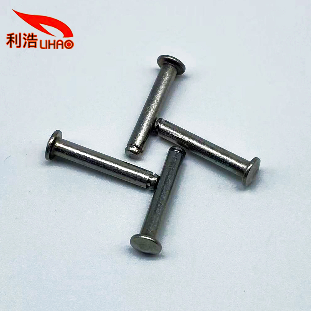 3*19 304 Stainless Steel Flat Head Slotted Rivet