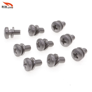 M3*8 Stainless Steel Phillips/Crosss Pan/Round Head SEM/Combination Screw