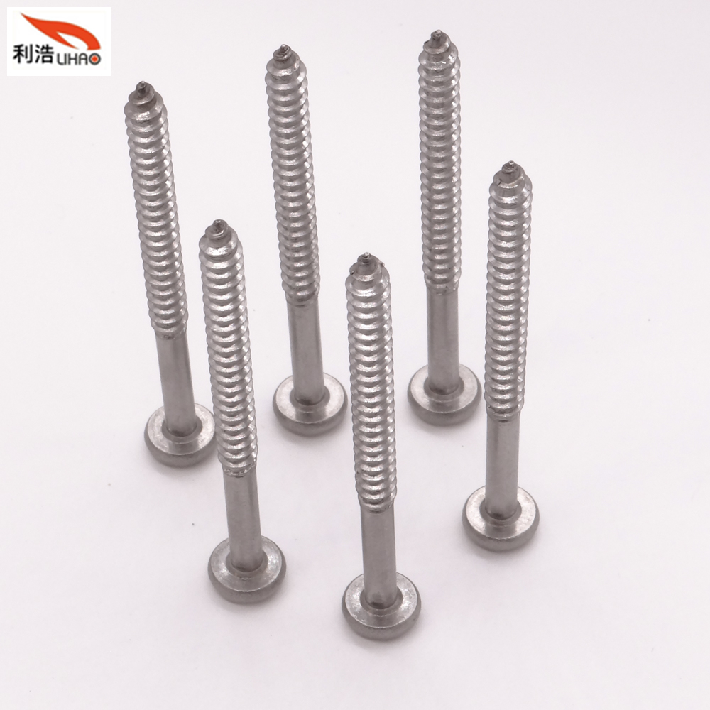 St4*50 Stainless Steel Torx Pan/Round Head Half Thread/Tooth Self-Tapping Screw