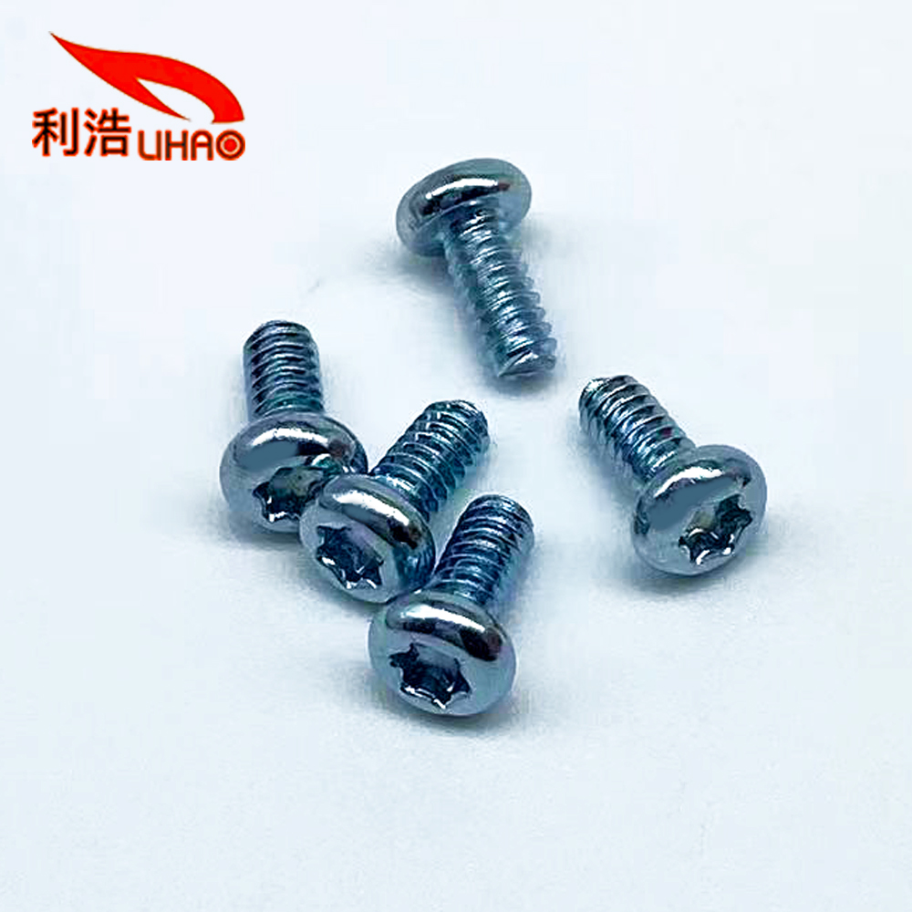 4-40*1/4 Blue Zinc-Plated Carbon Steel Torx Pan/Round Head Screw