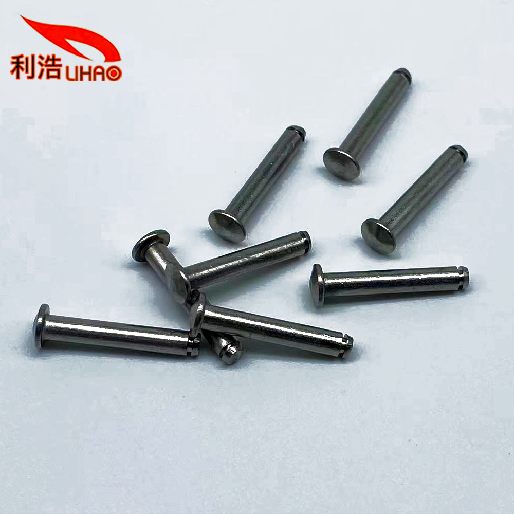 3*19 304 Stainless Steel Flat Head Slotted Rivet