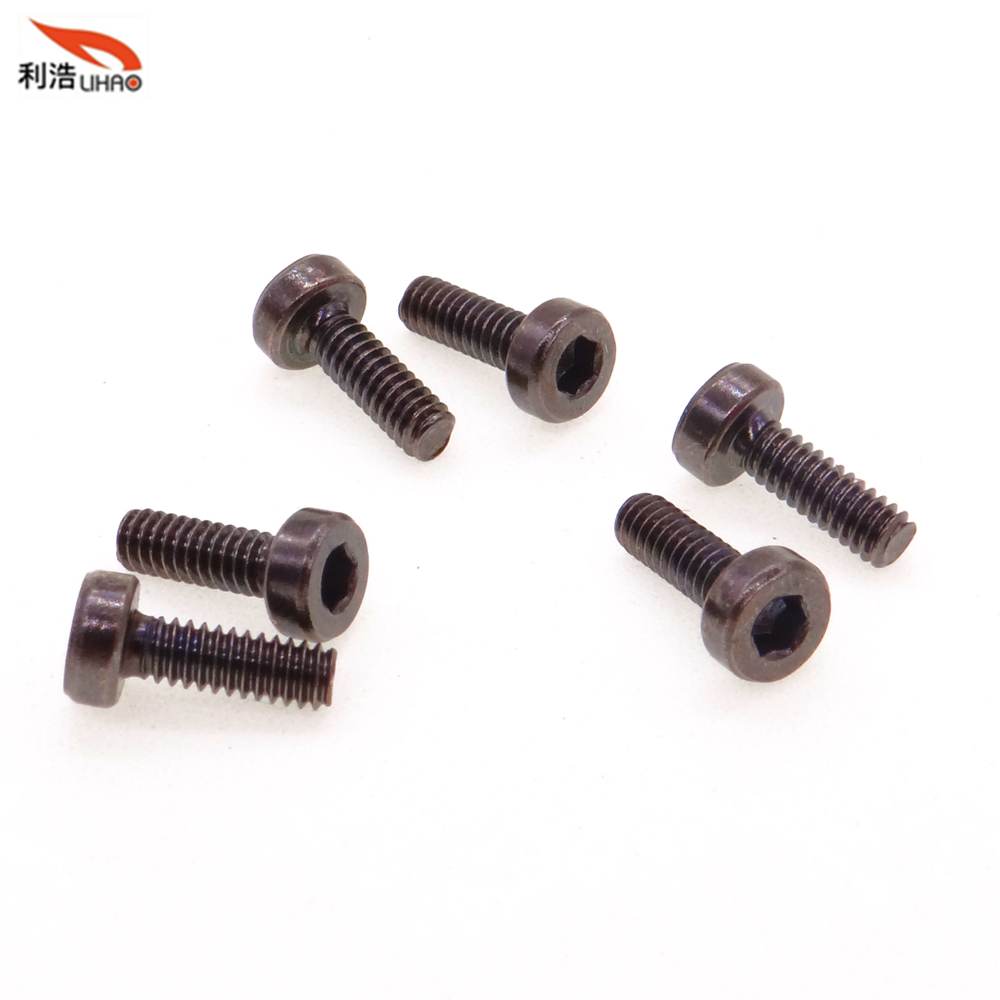 M2*6 Black Nickel-Plated Carbon Steel Hexagon Socket Fillister/Cup Head Screw