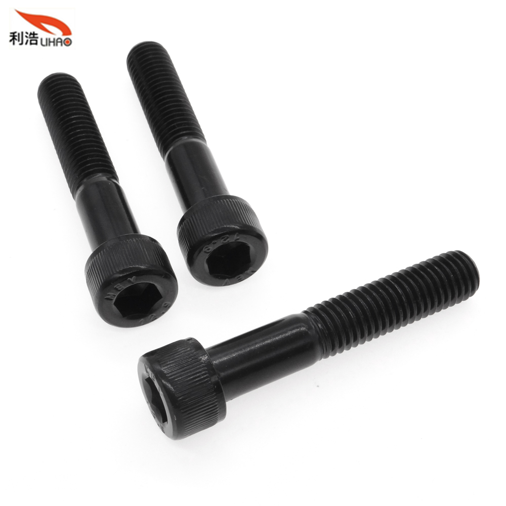 M8*60 Blackening Stainless Steel Hexagon Socket Fillister/Cup Head with Straight Thread/Tooth Half Thread Step Screw