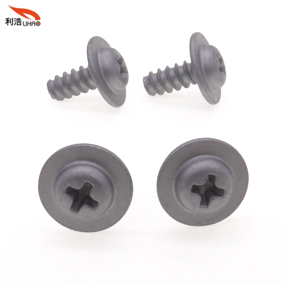 M4*9 Dacromet Carbon Steel Phillips/ Crosss Pan/Round Washer Screw