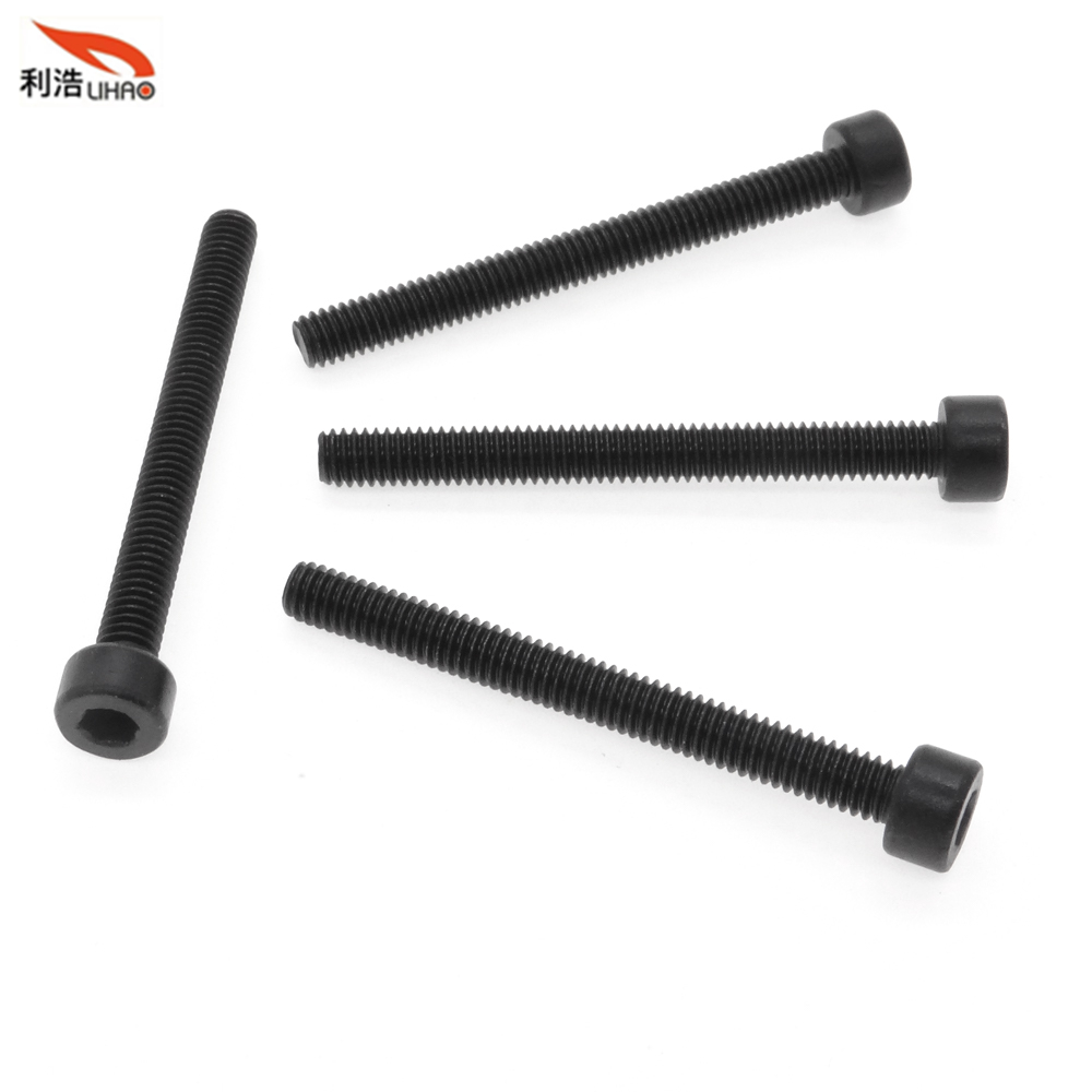 M4*40 Blackening/Blackened Finished Carbon Steel Hexagon Socket Fillister/Cup Head Screw