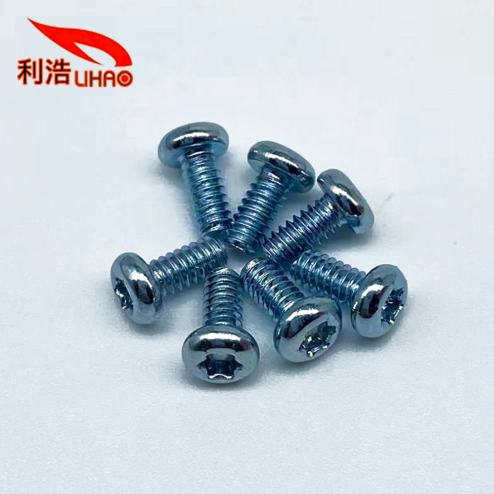 4-40*1/4 Blue Zinc-Plated Carbon Steel Torx Pan/Round Head Screw