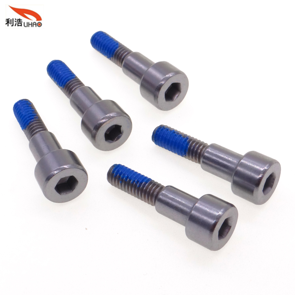 M4*18 Nylok Precote Carbon Steel Hexagon Socket Fillister/Cup Head Half Thread Step Nylon Patch Screw