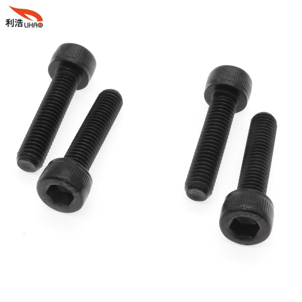 M5*22 Blackening/Blackened Finished Carbon Steel Hexagon Socket Fillister/Cup Head with Straight Thread/Tooth Screw