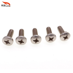 M6*17 Nickel-Plated Carbon Steel Phillips/Crosss Pan/Round Head Toothed Washer Sem/Combination Screw